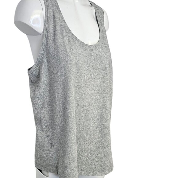 Lululemon Womens Scoop Neck Tank, Round Hem, Heathered Grey, Pullover - Picture 2 of 6
